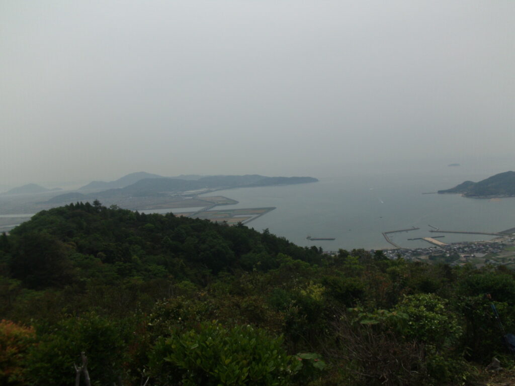 大海山山頂からの景色