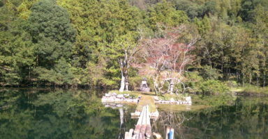 美祢市の白水の池