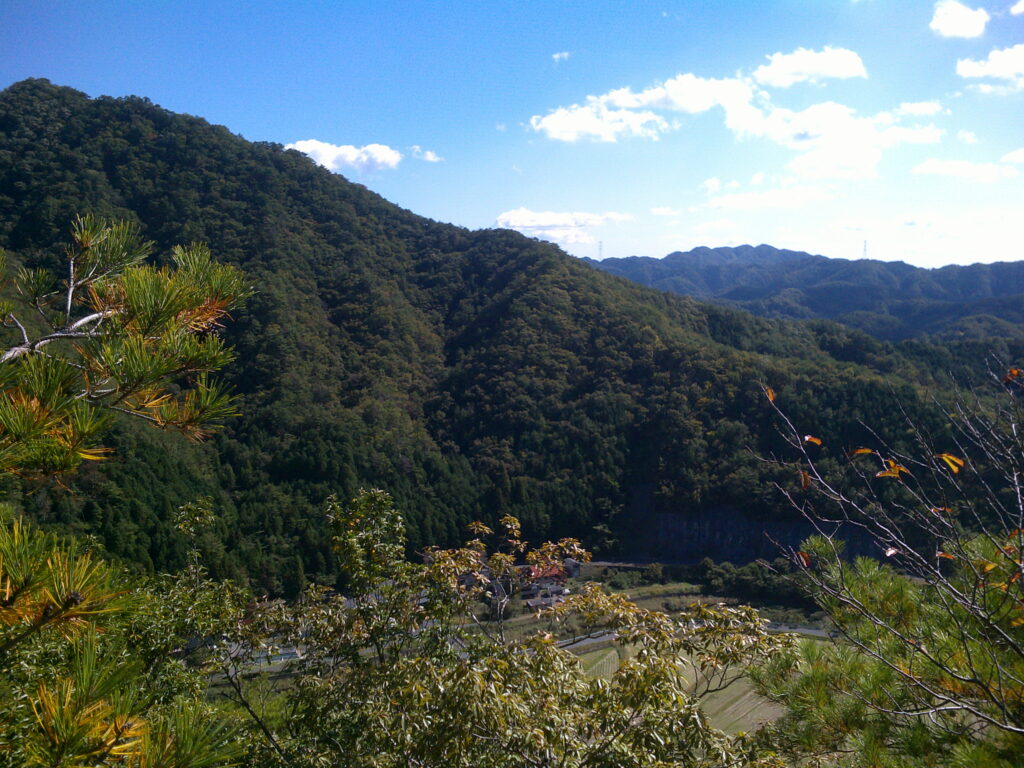岩屋山山頂からの景色