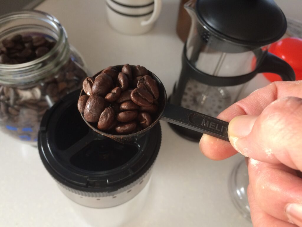 コーヒー豆の量