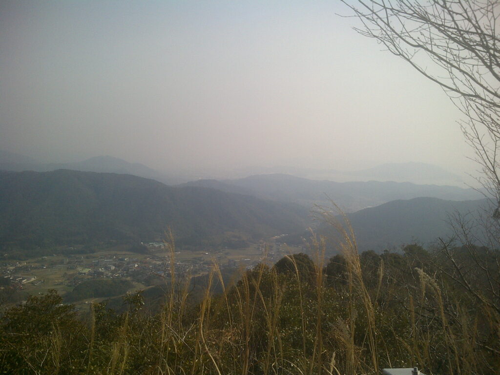城山山頂からの景色