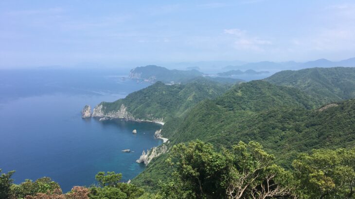 【山口県百名山】青海島の高山からの景色が素晴らしかった話