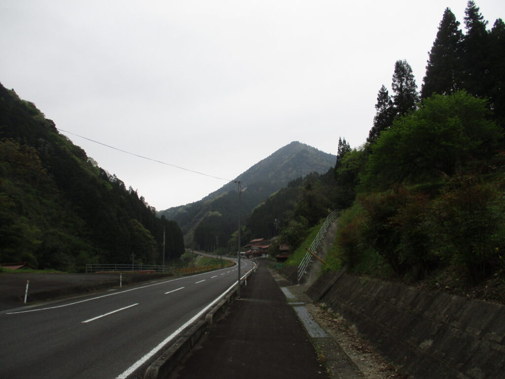 県道180号から見る千石岳