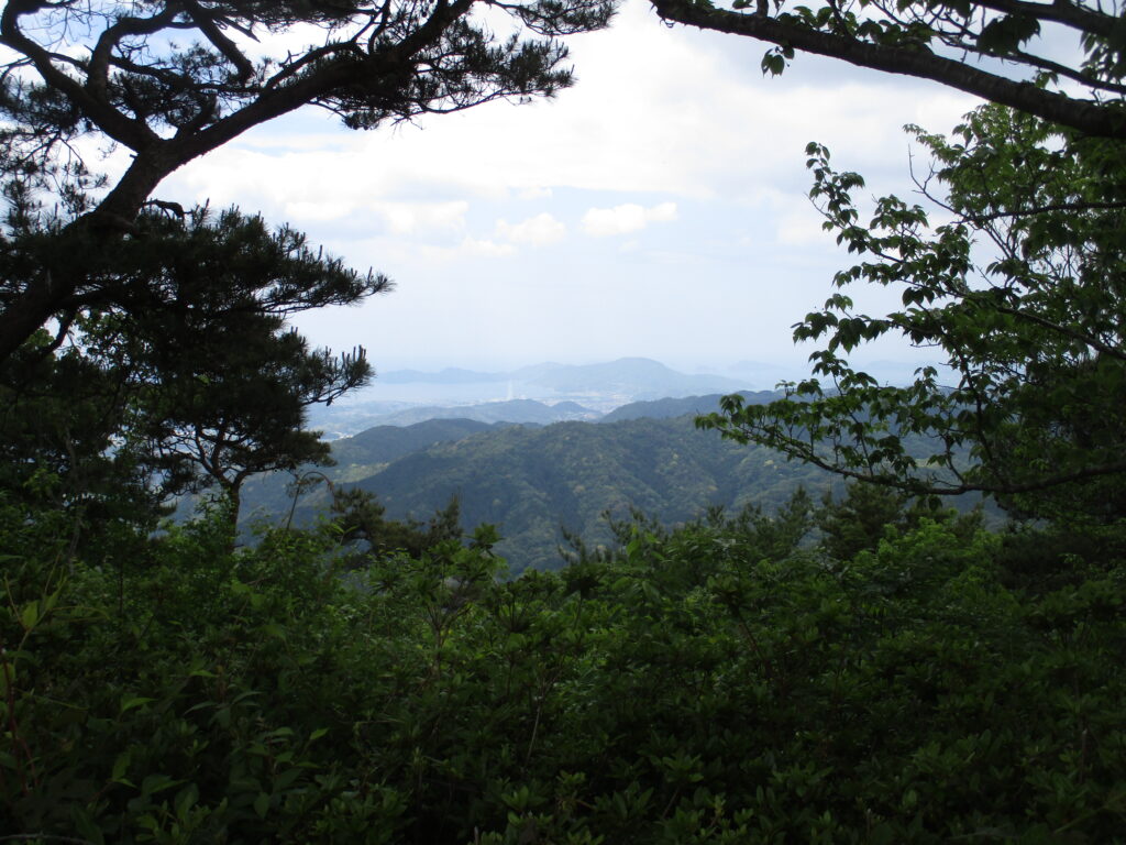 赤松ケ平展望所からの景色