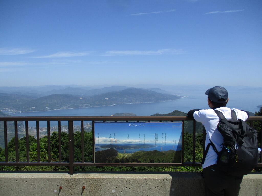 文珠山展望台からの景色