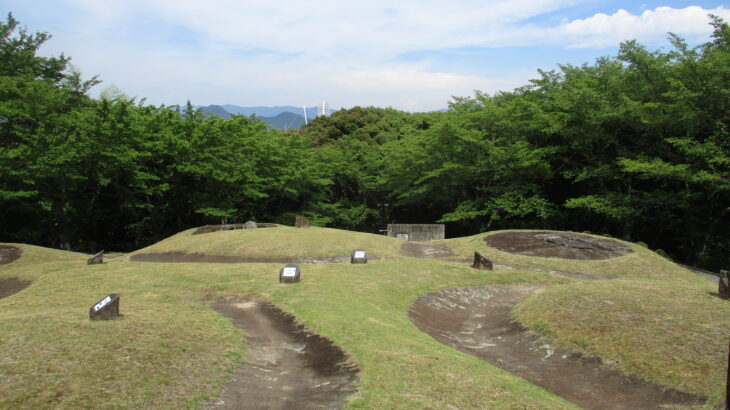 朝田墳墓群頂上からの景色