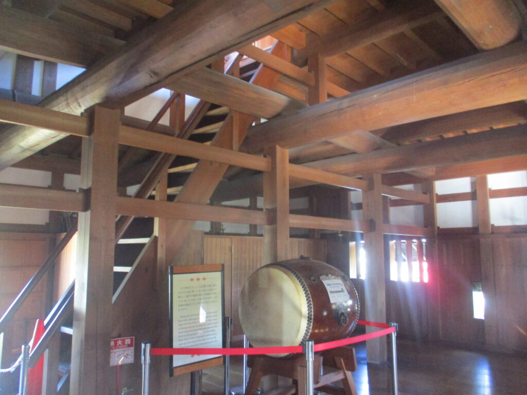 太鼓櫓の内部