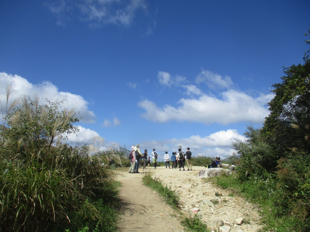 ここが六甲山最高峰！