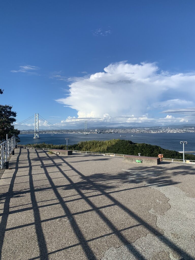 淡路SAから明石海峡大橋