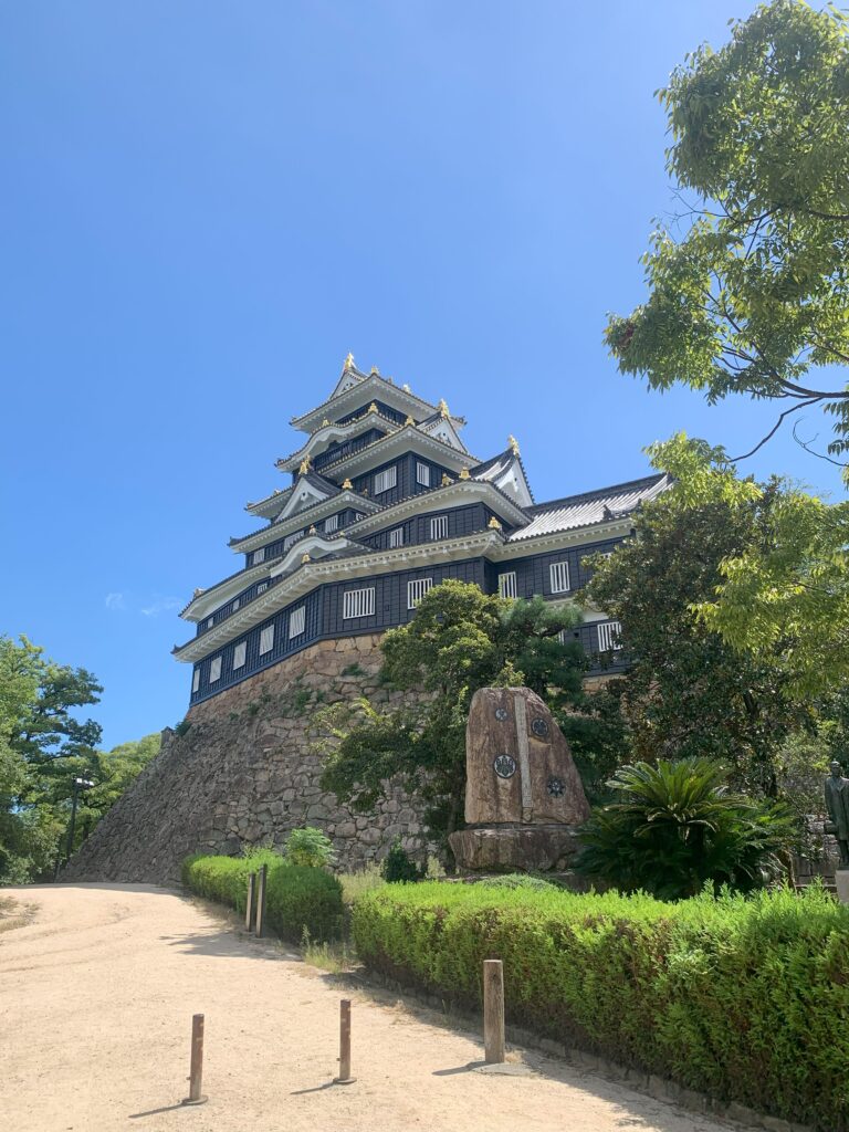 岡山城は不等辺五角形